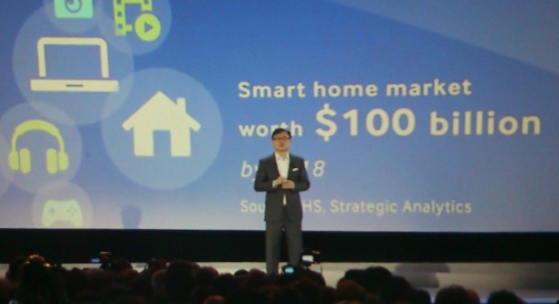 Das Geschäft mit dem vernetzten Haus - IFA-Präsentation der Firma Samsung mit CEO Boo-Keun Yoon